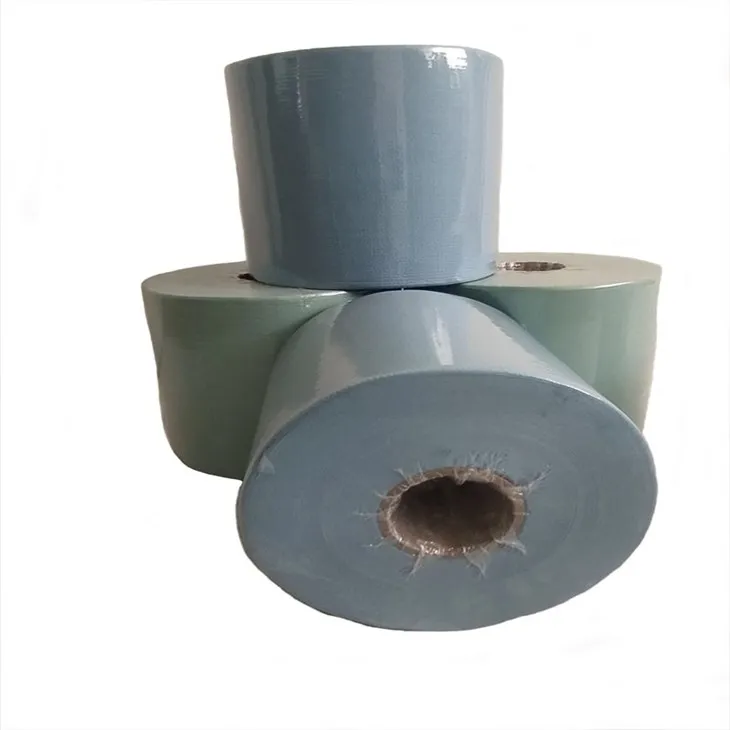 Wood Pulp Polyester Spunlace Nonwoven Fabric Jumbo Roll